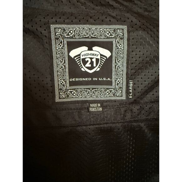 Highway 21 Gearhead Motorcycle Jacket Men’s XL Brown Armor Pads Water Resistant - Picture 7 of 9